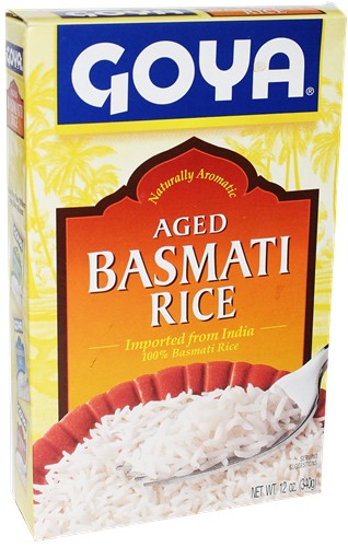 Goya Aged Basmati Rice   Imported from India 12 oz
